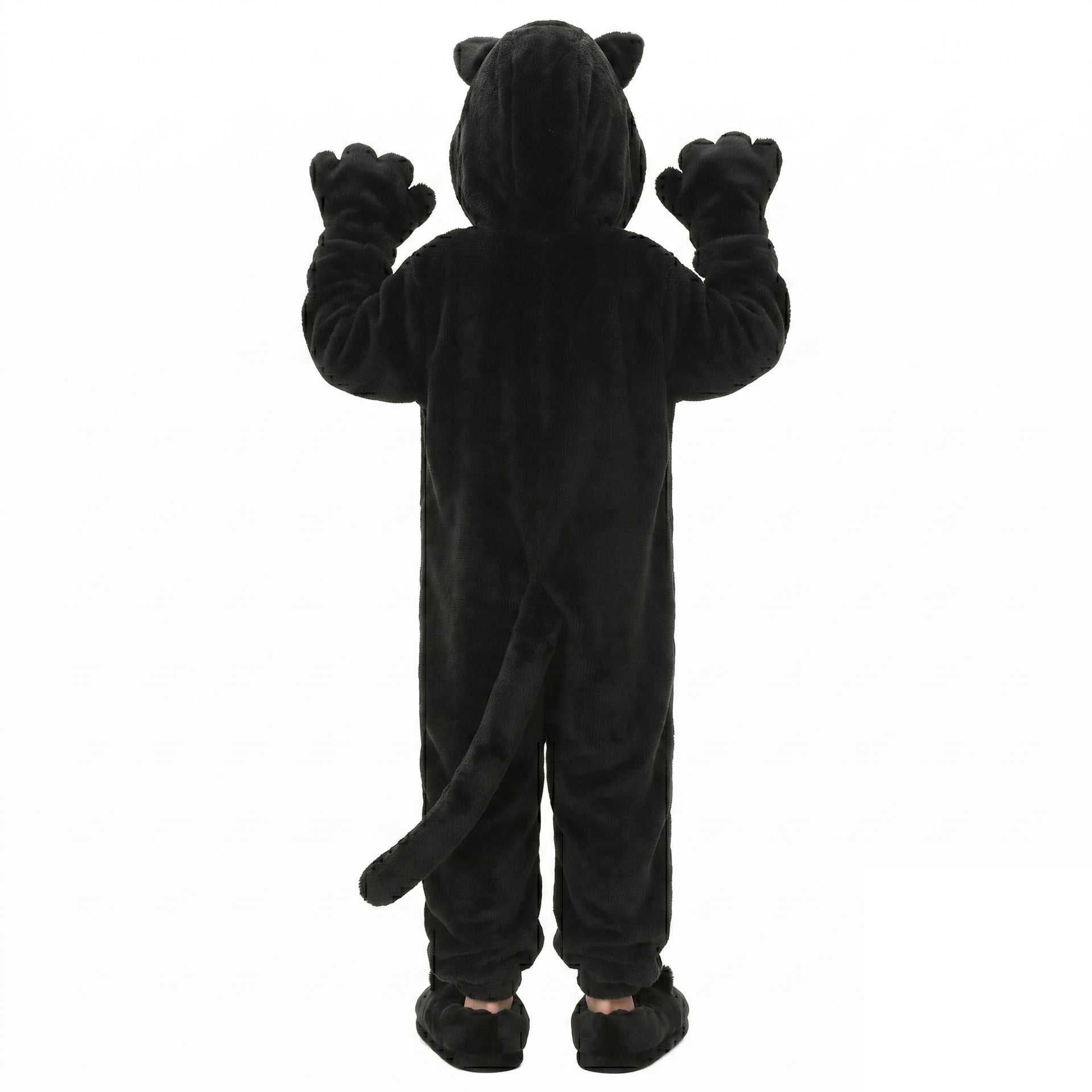 Children's Black Cat Costume Cosplay Outfit Halloween Stage Performance Wear Animal Themed Costume Kids Clothing Ready